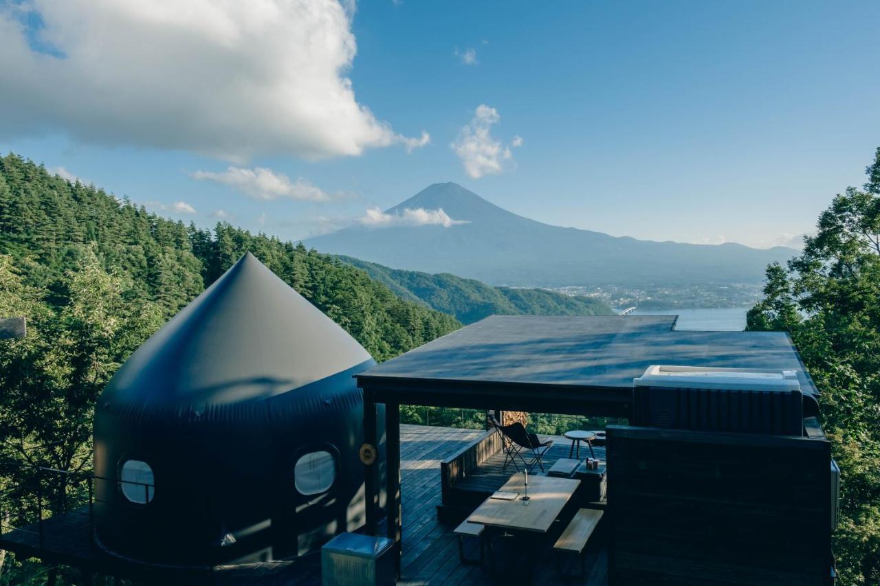 つながるキャンプリゾートqoonel+ Fujikawaguchiko Bagian luar foto